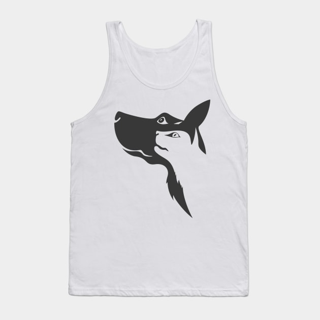 Dog and Cat Tank Top by Whatastory